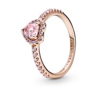 Pandora Women's Ring Elevated Heart Rose 188421C04