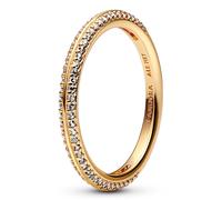 Pandora Women's Ring Gold Colored Pavé 169679C01