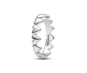 Pandora Women's Ring Heart Series Silver 193427C00, 50/15.9, Sterling Silver, No Precious Stones