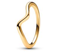 Pandora Women's Ring Polished Wave Gold Color 163095C00