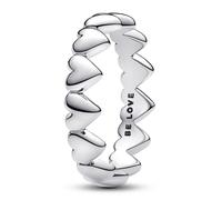 Pandora Women's Ring Series Of Hearts Silver 193427C00