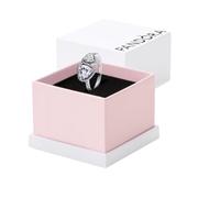 Pandora Ring Sparkling Halo Hearts 193659C01 – Sterling Silver 925, Cubic Zirconia, Size 56
