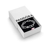 PANDORA Women's Sterling Silver Link Bracelet, Size 15, Gift Box