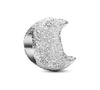 Pandora Women's Textured moon sterling silver mini charm, Moments, 794054C00, Charms, No stone