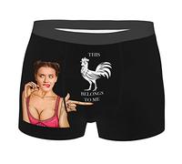 Pandora410004 Custom Face Boxers, Personalised Funny Face Boxers Briefs Personalized Lover Photo Multi Girlfriend Face Printed Photo Boxer Underwear Shorts for Men Boyfriend