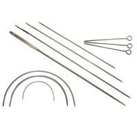 Pandoras Upholstery 2,4,6" Curved & 8,10,12" Straight & 12" reg & 12 x 4 Skewers Upholstery Needles Kit