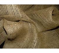 Pandoras Upholstery 46 Metres 8oz Weight 72" Extra Wide Frost Hessian Fabric, Brown