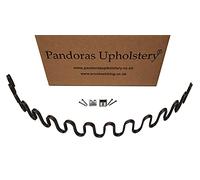 Pandoras Upholstery Complete Replacement 27 Inch Zig Zag Springs x 2 Kit Upholstery Supplies for Chair Sofa Seat Settee