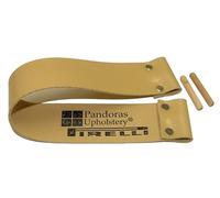Pandoras Upholstery Replacement 21" Beige Dowel Style Rubber Pirelli Upholstery Webbing Strap Ercol - 2" Wide