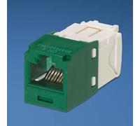 Panduit Mini-Com TX6 Plus Giga-Channel Cat6 Jack, Green, Box of 50 CJ688TGGR