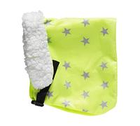 Panduro Hobby Horse Outfit Set - Yellow Reflective Blanket with Collar for Hobbyhorses - Yellow 40 x 20 cm