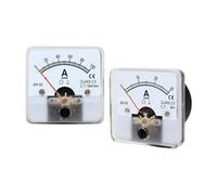 Panel Amp Meter DH-50 DC Ammeter Pointer 1A 2A 3A 5A 10A 15A 20A 30A 50A 100A 200A 250A 300A 400A 500A 75mA Current Meter Panel Meter(DC Ammeter_10A)