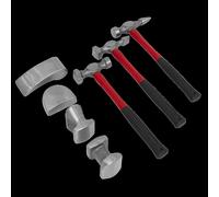 Panel Beating Set 7pc Drop-Forged Fibreglass Shafts