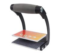 Panel Carrier Gripper, Plasterboard Lifter Board Lifter Heavy Duty Ergonomic Handy Grip Board Lifter for Plywood Sheet Goods Clamp Wood Board Drywall Lifter (Metal Handle)