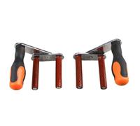 Panel Carrier Tool 115KG Capacity Ergonomic Lifter 2 Pack | Each carrier supports up to 115 kg with a 42 mm clamping thickness, reducing hand fatigue during board transport.