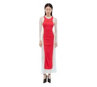 Panel Construction Maxi Dress - female - Jean Paul Gaultier - Maxi Dresses - Red - S - Dresses S