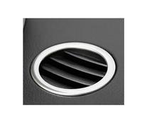 Panel Cover The Round Air Conditioning Vents On The Dashboard For Mercedes For Benz ML Class 2012 2013 2014 Panel Frame(Silver)
