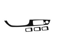 Panel Cover Trim Sticker for 3 Series 2005-2012 E90 320i 325i Black Window Lift Control Plate Trim Car Interior Accessories Decorative Stickers