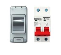Panel Disconnect Switch 32A DC500V Circuit Breaker | Box Photovoltaic PV With IP65 Waterproof(32A-Box-ExpBolt)