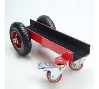 Panel Dolly, All-Terrain Drywall Panel Mover, 4" Channel with 550 LB Weight Capacity for Moving Stone and Granite Slabs