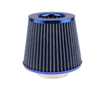 Panel Filter 76MM Universal High Flow Mushroom Head Air Filter Air Intake Kit Cold Air Modified Automotive Parts(Blue)