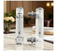Panel Flow Meter Z-3000/3001/3002/3003/3004/3005/3006, 1-Pack, G Thread, Clear Acrylic Body for Oil/Water Measurement Z-3005 (Male G1)