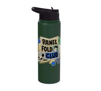 Panel FOLD Club Mini Zine Making Stainless Steel Insulated Water Bottle