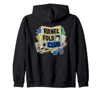 PANEL FOLD CLUB Mini Zine Making Zip Hoodie