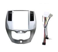 Panel frame 9.7 Inch Fascias For Livina 2007-2016 Radio Stereo 2 Din Head Unit GPS MP5 Player Panel Dashboard Frame Cover(Frame Cable)