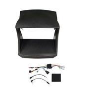 Panel frame For Fiesta Mk6 2009-2017 9 Inch 2DIN Stereo Panel 16PIN Wiring Harness Power Cord Canbus Decoder Radio Fascias(Frame Canbus 09-11)