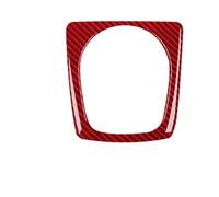 Panel Frame For Mercedes For Benz For CLA 2014-2018 Car Central Control Water Cup Holder Panel Frame Sticker LHD Decoration Cover(Red)