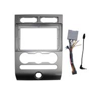 Panel frame Frame Fascia Adapter Canbus Box Decoder Radio Dash Fitting Panel Kit For Expedition For Edge For Mustang(Full Set MT AC Low)