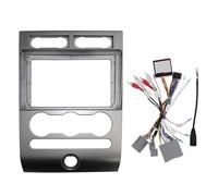 Panel frame Frame Fascia Adapter Canbus Box Decoder Radio Dash Fitting Panel Kit For Expedition For Edge For Mustang(Full Set MT AC High)