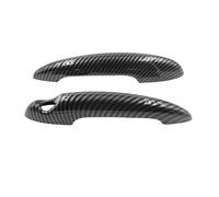 Panel Frame Sticker Interior Trim 2Pcs/Set Car Door Handle Cover Stickers for Cooper R50 R52 R53 R55 R56 2001-2013 Car Accessories Door Handle Trim Cover