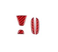 Panel Frame Sticker Interior Trim Car Interior Car Steering Wheel Logo Carbon Fiber Sticker Protective Decoration For Civic Dio For CR-V For Accord For Odyssey