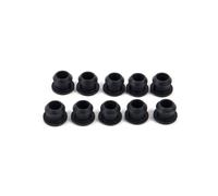 Panel Hole Cover Plug Black Silicone Tapered Sealing Stopper, 10 Pack Press in Plug for Repair Openings and Panels Tapered Hole Silicone Blanking Panel Opening Cover Push in Sealing Masking Stopper