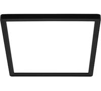 Panel Light 16W Black Polycarbonate Elegant Modern Fixture 24cm