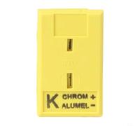 Panel Mount K Type Thermocouple Miniature Jack Socket Connector Compatible with Flat K Type Thermocouple Sensors for Arduino and PID Controllers