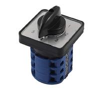 Panel Mounting Rotary Changeover Switch 5-Position 0-1-2-3-4-5 10 Terminals 3-Phase CA10 660V Electrical Accessories Panel Mounting