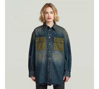 Panel Overshirt - Multi color - Women M
