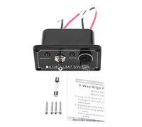Panel, Panel with Alarm, 12V DC LED Indicator Bilge Pump Panel, Manual/Off/Auto for Boat Marine