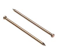 Panel Pins 40mm Finishing Nails Veneer Pin (Pack of 250) Yellow Zinc Plated Nail Galvanized Heavy Duty for DIY and Crafts Home Decor Woodwork Furniture Construction (40mm x 1.6mm)