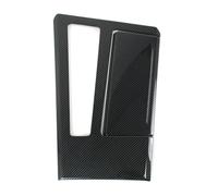 Panel Plate Trim Compatible With For A6 C8 2019 2020 2021 2022 Car Center Console Gear Shift Panel Decoration LHD Carbon Fiber Color Gearshift Cover Trim