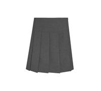 Panel Pleated School Skirt David Luke Grey W24 L18