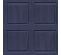 Panel Textured Wallpaper Arthouse Navy One Size