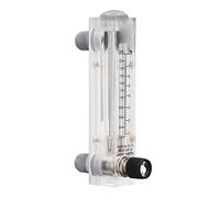 Panel Type Flow Meter, Acrylic Liquid Flowmeter Tester, 0.2-2GPM, Transparent, Compact Design -, Easy Installation, Ideal for Liquid Flow Measurement
