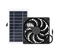 Panel Ventilation Extractor Kennel Usb Dog Greenhouse | Rv Chicken Monocrystalline Panel 2w Lightweight Fan Powered Set