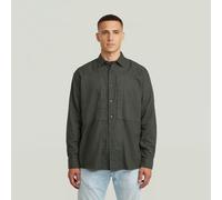 G-star Panelled Pocket Regular Long Sleeve Shirt Grey M Men