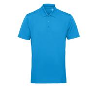 Panelled Polo Shirt Short Sleeve Gym Top Stretch Wicking Fabric Sports TriDri