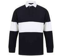 Panelled Rugby Shirt FRONT ROW Navy XXL